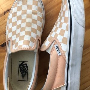 Vans checkered shoes